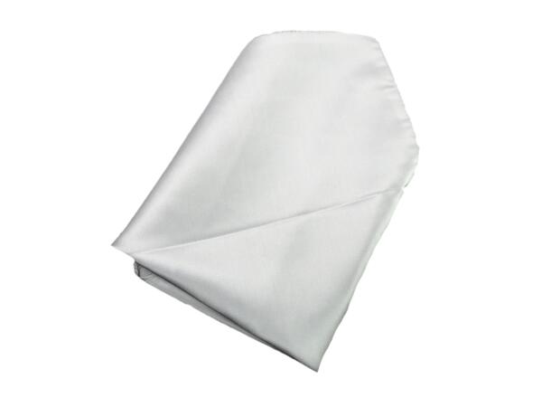 Lommetørklær 30x30 ensf. sølv 